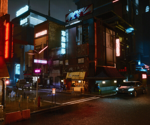 ArtStation - Tokyo Street UE5/UE4 Environment | Resources