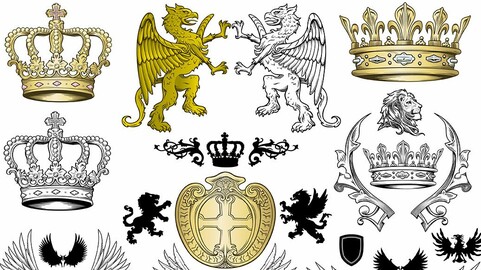 Vector Heraldic Coat of Arms Vol. 1