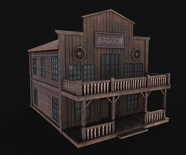 ArtStation - Western Saloon | Game Assets