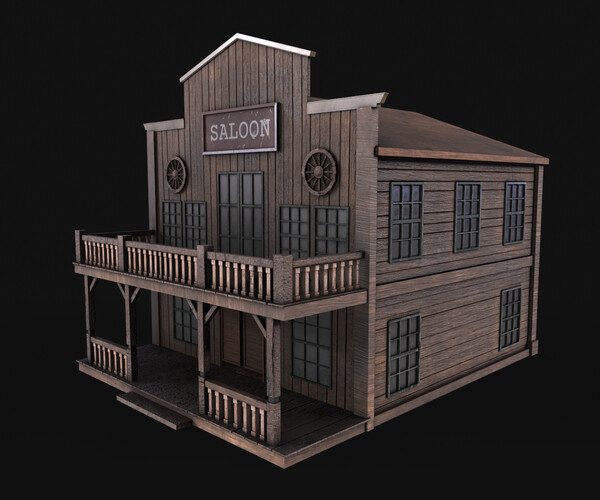 ArtStation - Western Saloon | Game Assets