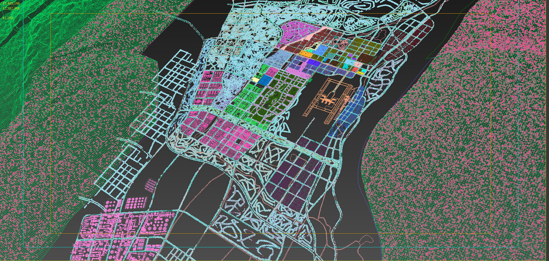 ArtStation - Urban Planning - Large City Aerial View 05 | Resources