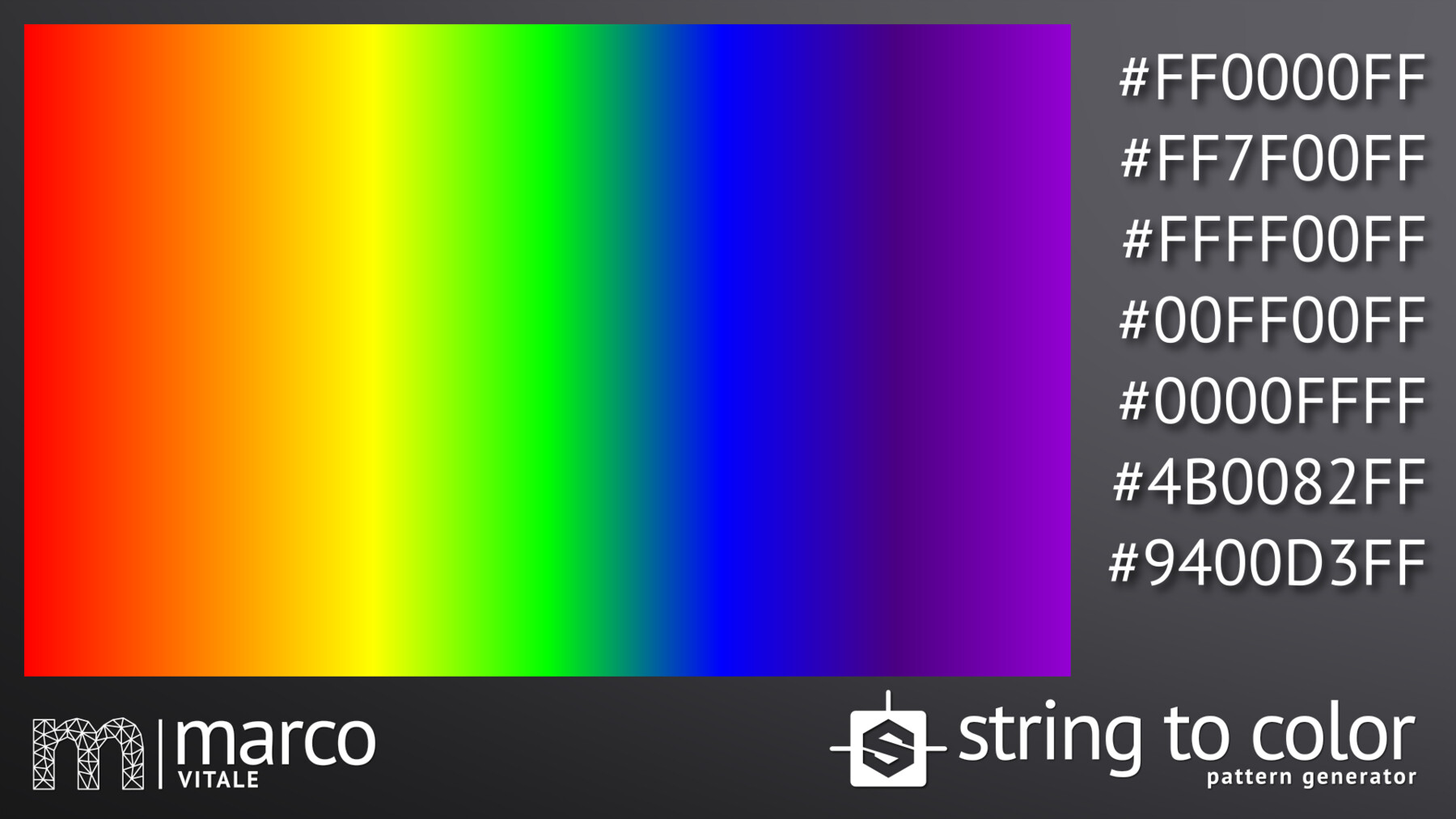 ArtStation MV String to Color Pattern Generator (Free) Resources