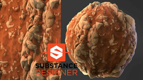 Stylized Desert Rock - Substance Designer