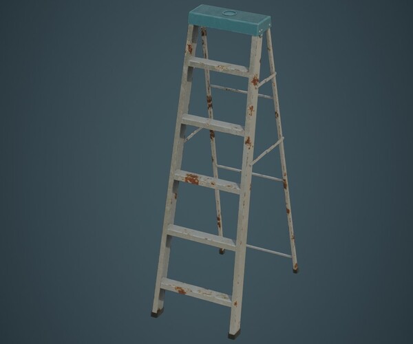 ArtStation Step Ladder 5B Game Assets