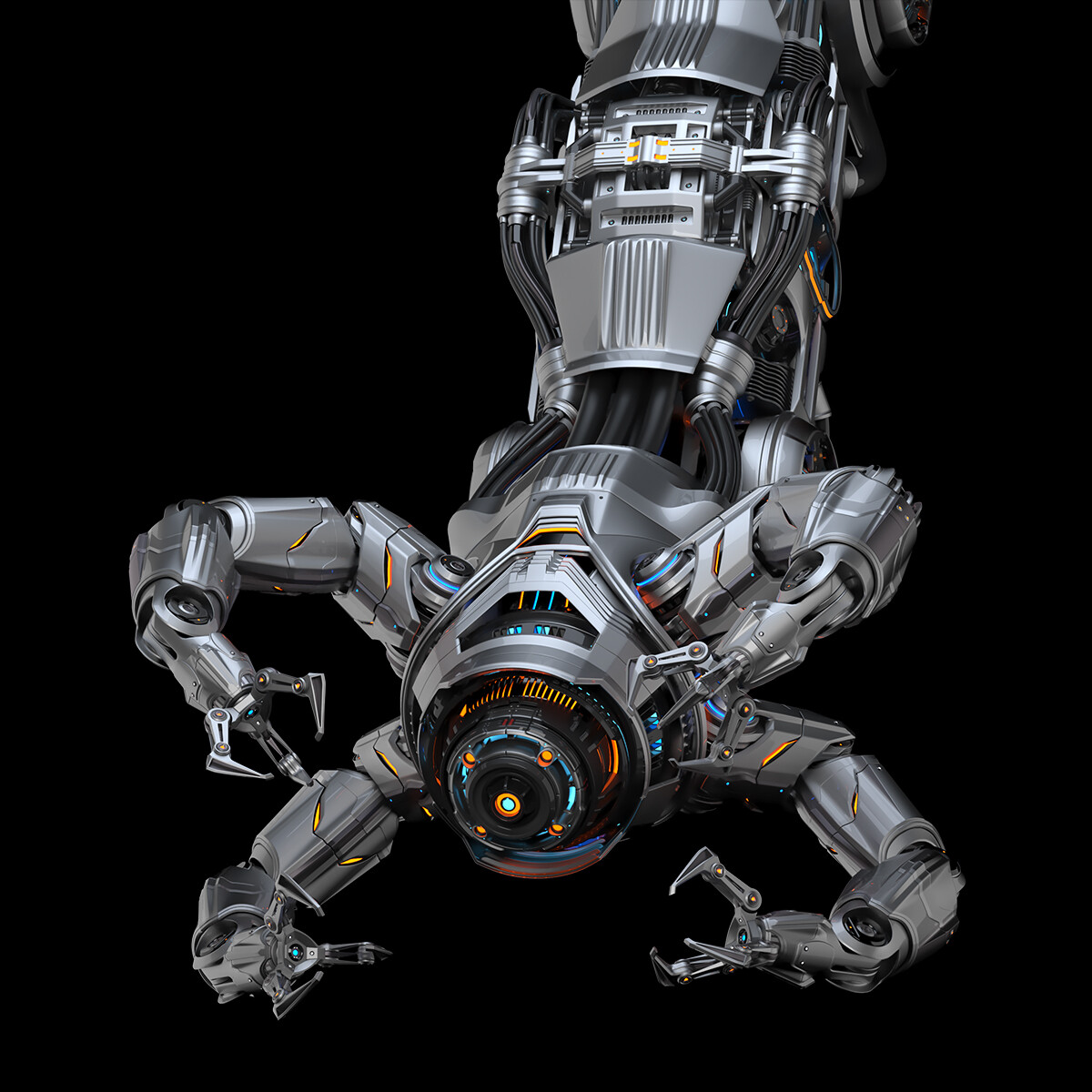 ArtStation - Assembly Robot 2 Rigged And Animated 3D MODEL | Resources