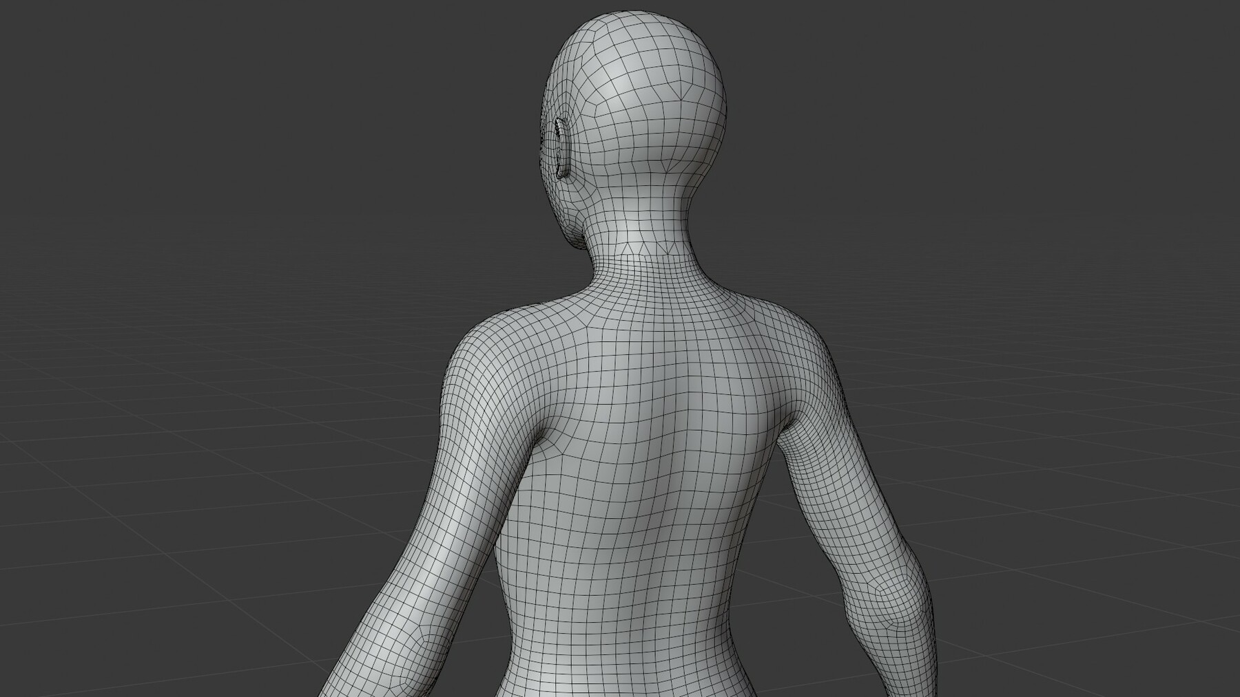 Artstation Female Base Mesh Full Rig Woman Girl Character Low Poly 3d Model Resources