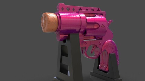 Harley Quinn Handgun 3D Print