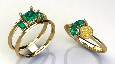 Yellow Gold Rings
