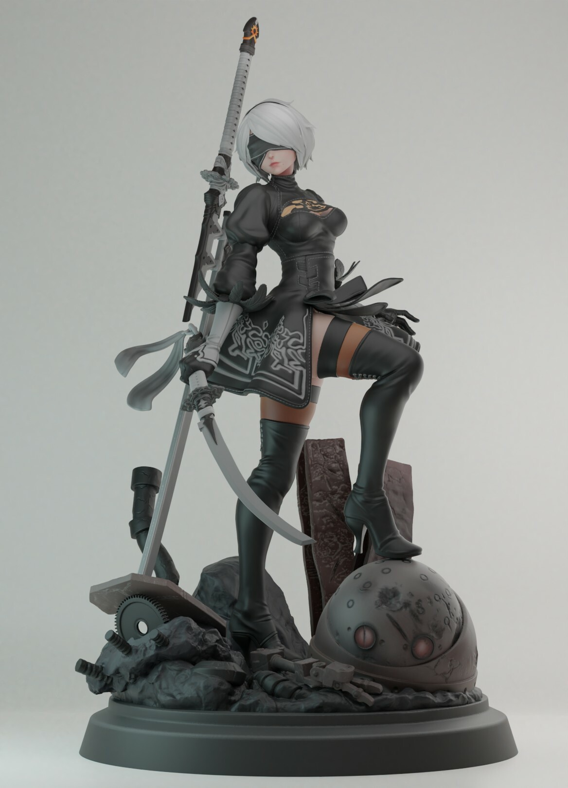 ArtStation - 2b stl | Resources