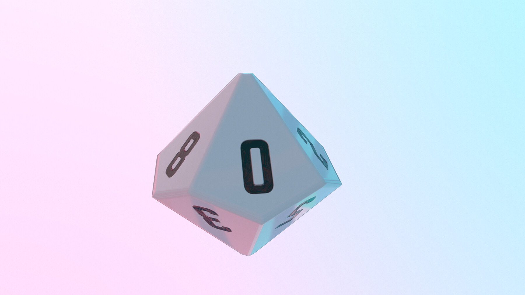 Dice d10 game ready PBR