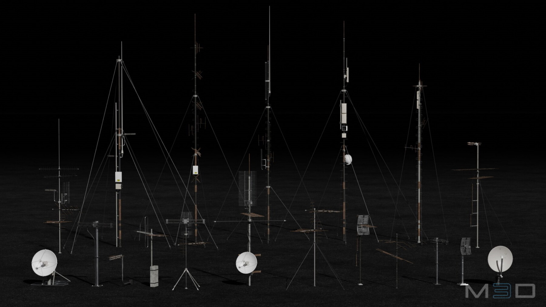 ArtStation Antennas Collection Game Assets