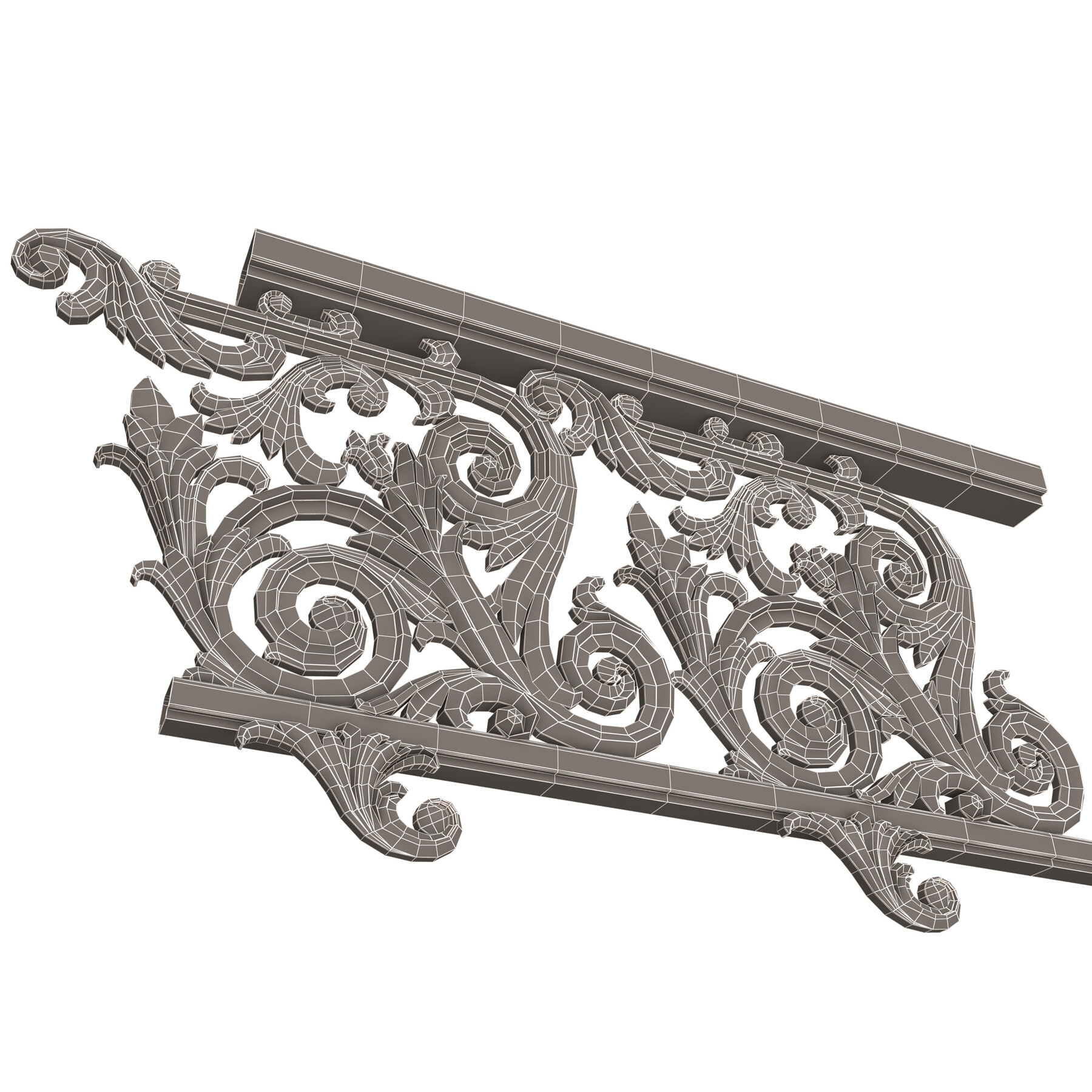 ArtStation - Classic İron Railing 01 | Resources