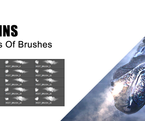 ArtStation REALISTIC MIST BRUSHES FOR Brushes