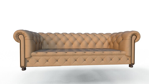 Chesterfield Sofa | With PBR Texture