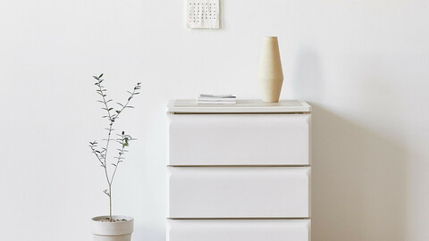 Daily assembly type chest of drawers L