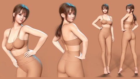 Ara Yeong For Genesis 8.1 Female (DAZ3D Character - Korean Japanese Asian)