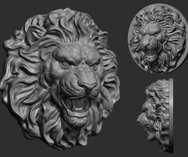 ArtStation - Lion Head | Resources