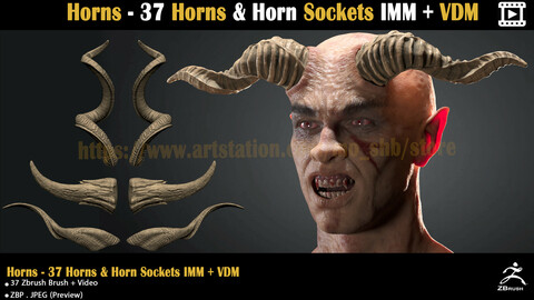 Horns - 37 Horns & Horn Sockets IMM + VDM