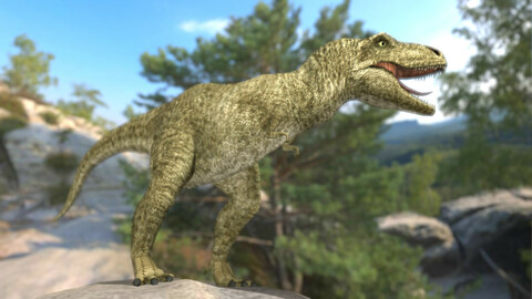 Free 3D series, Dinosaur (Blender3D scene).