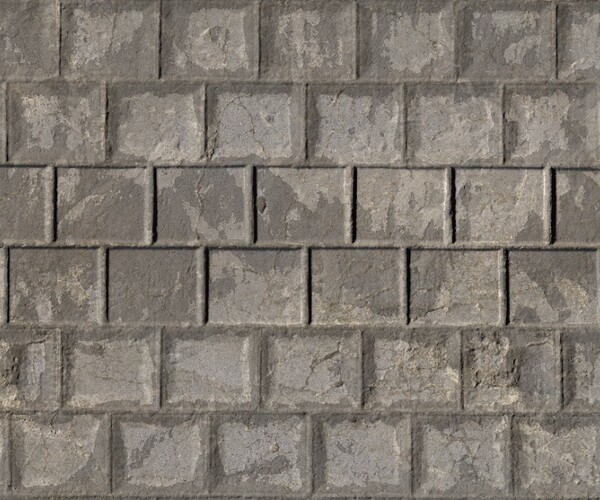 ArtStation - Concrete Brick Wall Texture | Game Assets