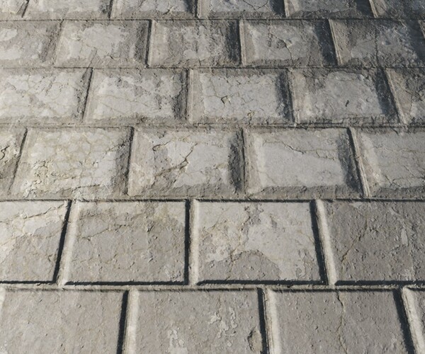 ArtStation - Concrete Brick Wall Texture | Game Assets