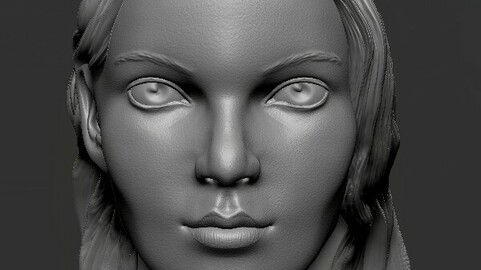 Anya Taylor (The Queen's gambit) - Head sculpt