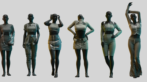 Pack Of Female Aesthetic Outfits