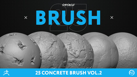 25 Concrete Brush Vol.2