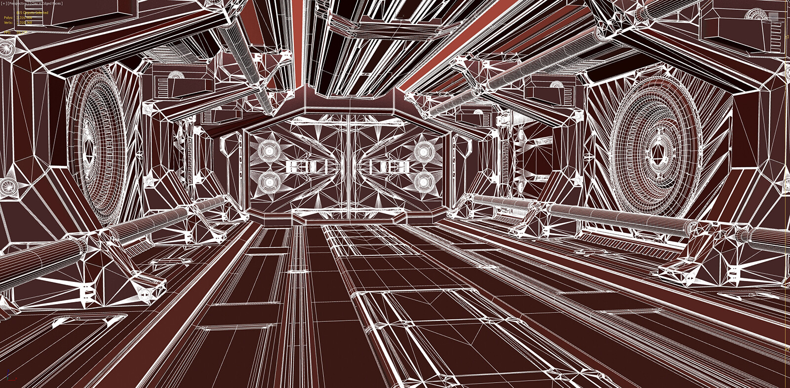 ArtStation - Sci - Fi Modular Corridor 2 - 3D Model | Resources
