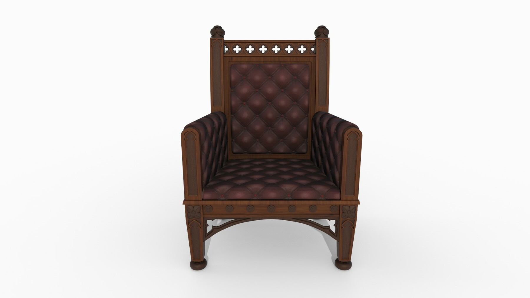 ArtStation - Victorian upholstered armchair | Game Assets