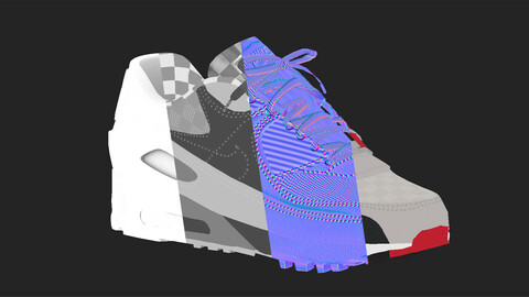 Air max 90 3d model