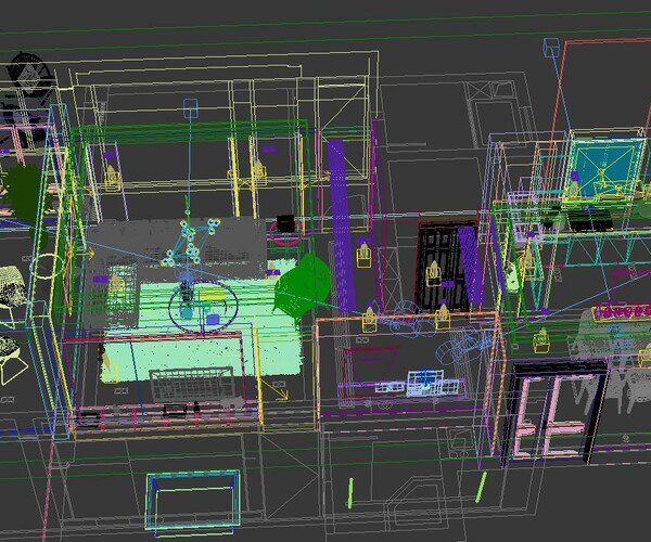 ArtStation - mic Modern Style Living Room Restaurant Space 22 | Resources