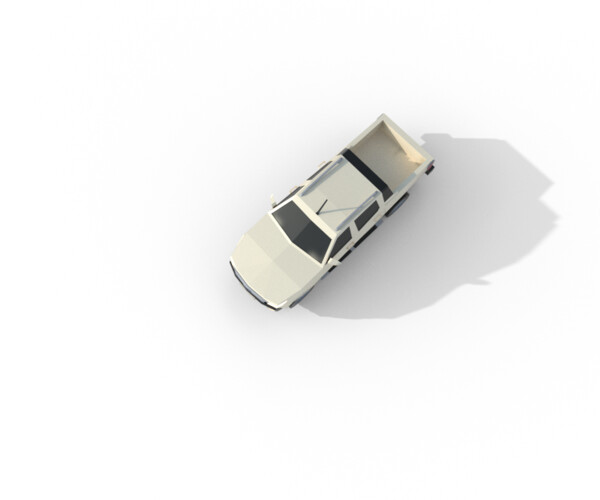 ArtStation - Ford Ranger 2012 - 1870 poly -6 Diffirent Colour | Game Assets