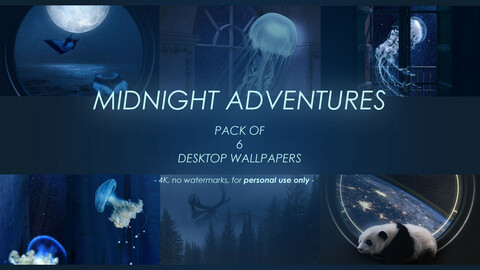 Midnight Adventures - Desktop Wallpaper Pack