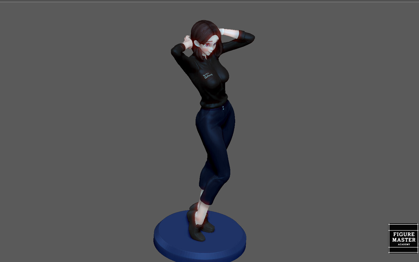 Artstation Samsung Girl Sexy Ai Woman Anime Character 3d Print Resources