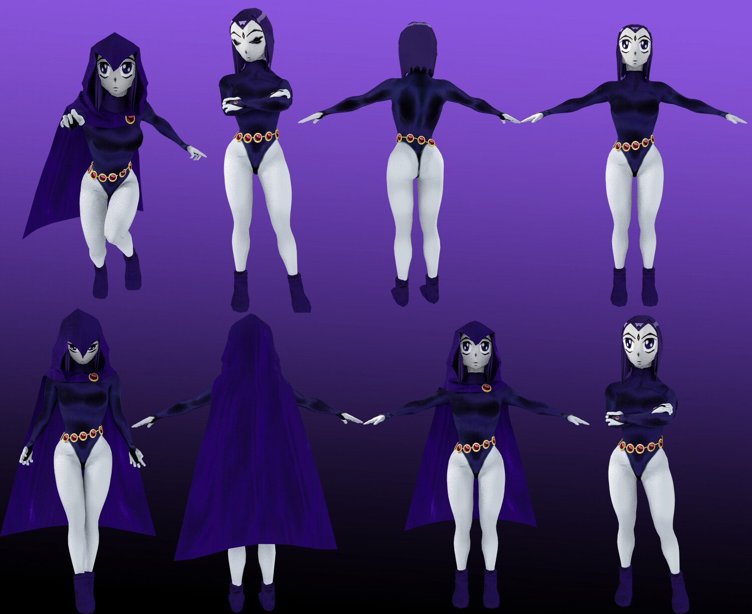 7. Raven from Teen Titans - wide 2