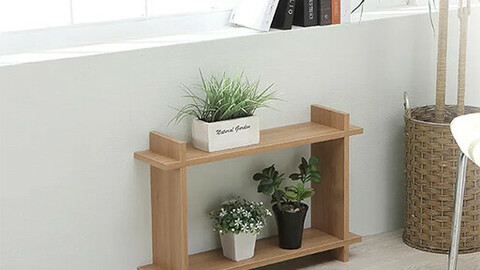 Fitted Plant Display Stand 2 Tier 600