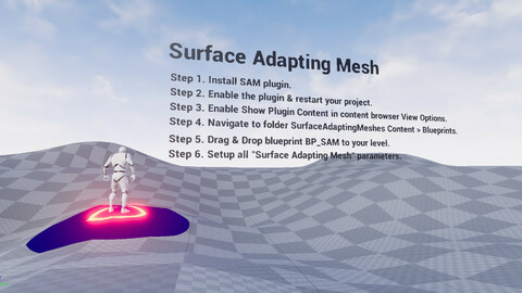 Surface Adapting Custom Mesh Plugin