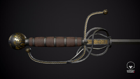 Rapier PBR Low-Poly Game Ready