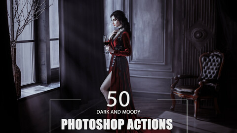 50 Dark and Moody Photoshop Actions