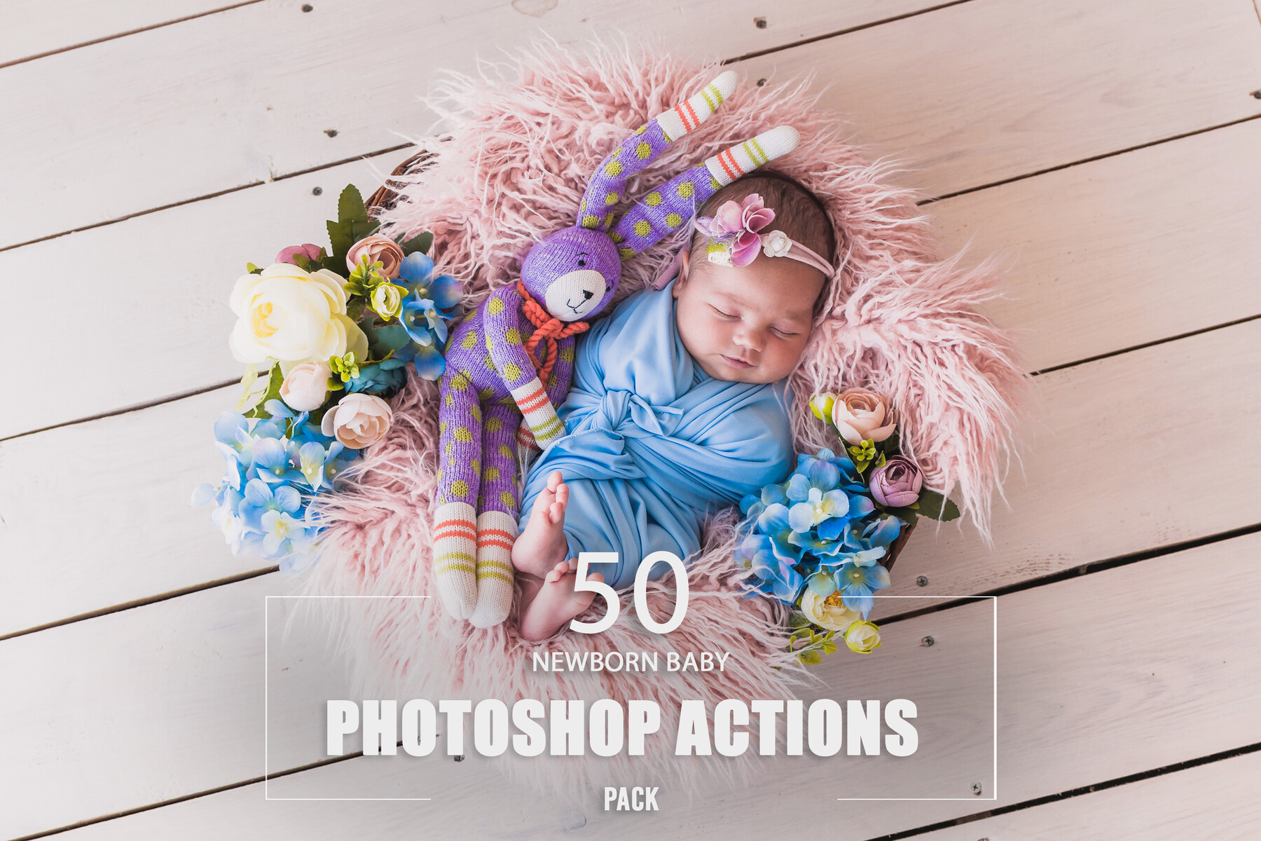 Artstation 50 Newborn Baby Photoshop Actions Resources