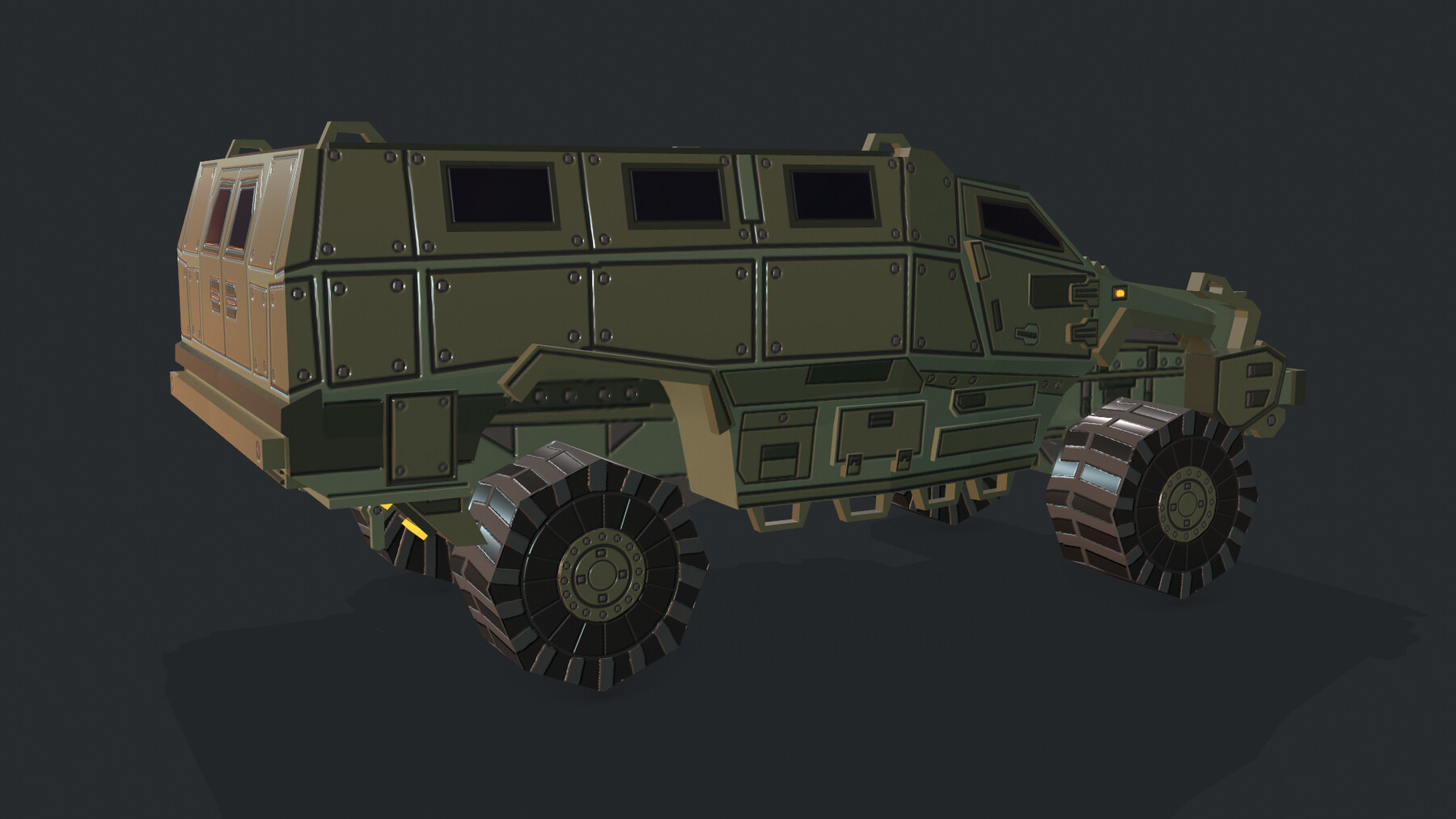 ArtStation - MRAP Armored Vehicle | Game Assets