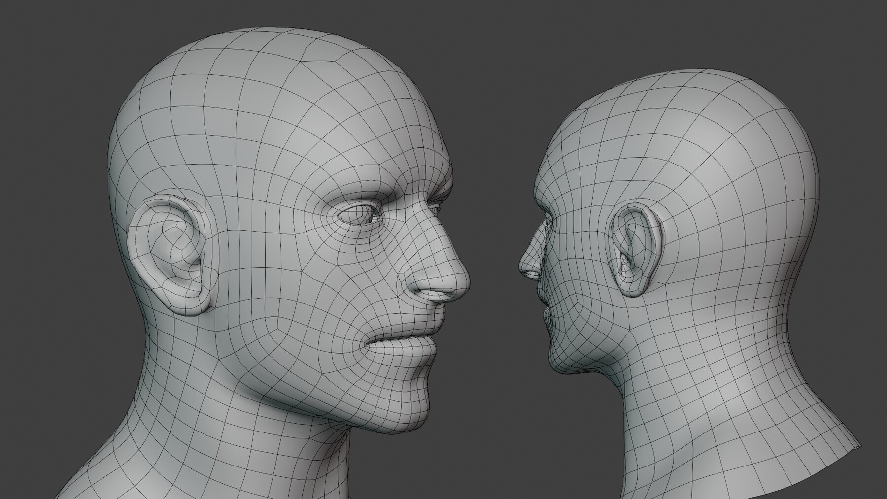 ArtStation - Male Head Base V4 | Resources