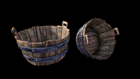 Medieval Fantasy Prop 01 - Tube - UE, Unity, Cry Engine, 3Ds Max, Cinema 4D, Maya and more