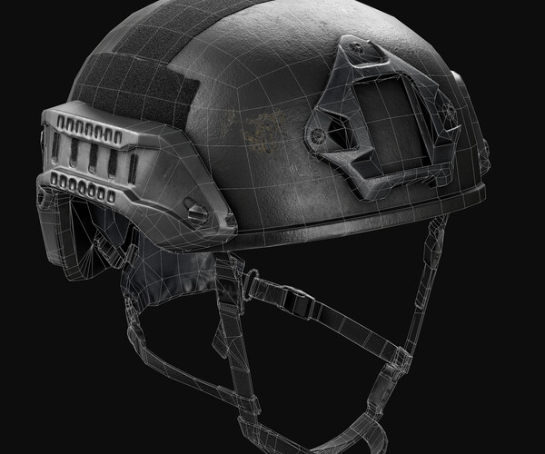 ArtStation - Nexus SF M3 Tactical Helmet LowPoly | Game Assets