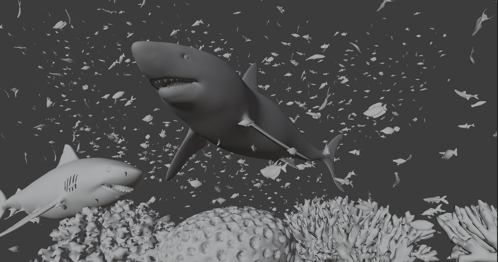 White Shark - 3D Model by adriankulawik