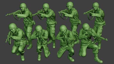 American soldiers ww2 A12 Pack 1