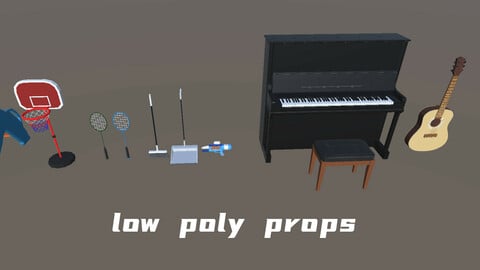 FreeLowPolyProps