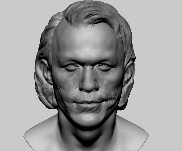 ArtStation - The Joker Bust | Resources