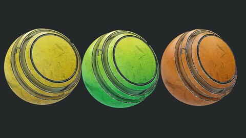 Cell Shaded Cartoon SmartMaterials (fully customizable)